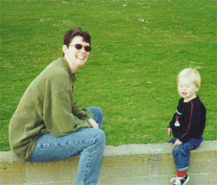 At the park with Mom